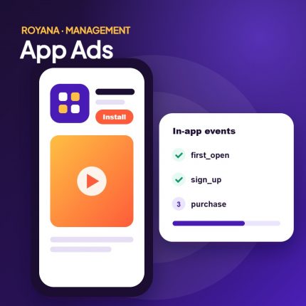 Royana app ads management